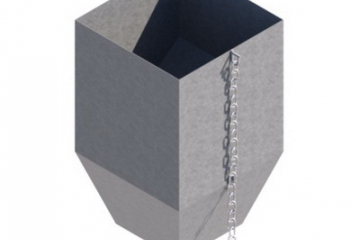 Гаситель скорости для мусоросброса