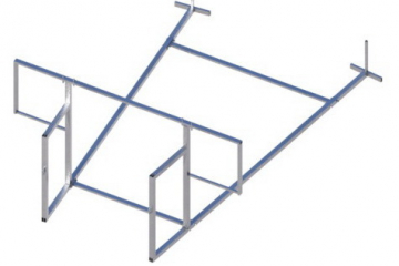 Кронштейн крепления мусоросброса крышный